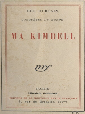 cover image of Conquêtes du monde. Ma Kimbell